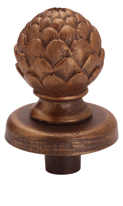 Boutique Cobblestone Artichoke Finial for Dressmaker Formszoom
