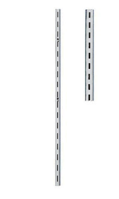 3 foot Chrome Slotted Standard - ½ inch slots 1 inch on centerzoom