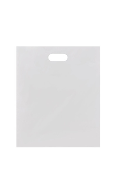 Large Low Density White Merchandise Bags - Case of 500zoom