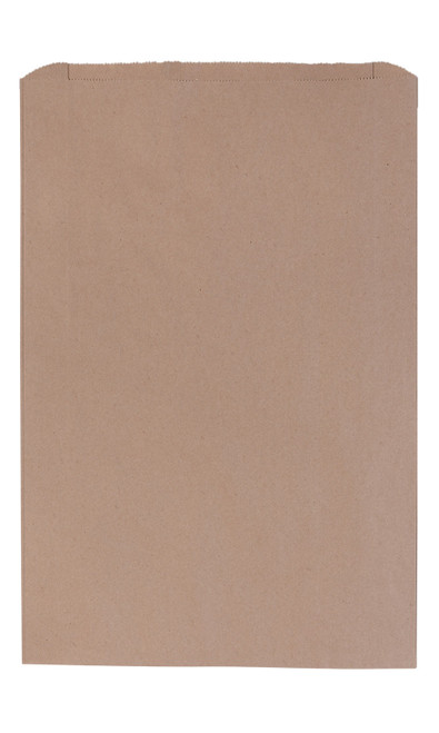 Jumbo Natural Kraft Paper Merchandise Bags - Case of 500zoom