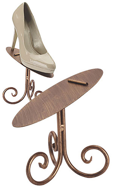 Boutique Cobblestone Shoe Display Stand - 6"Hzoom