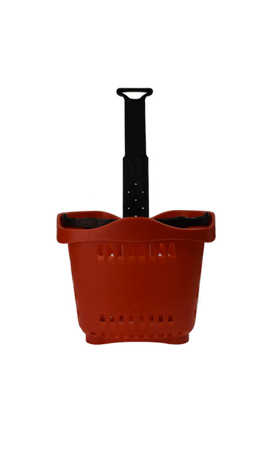 Rolling Red Shopping Baskets - Set of 10zoom