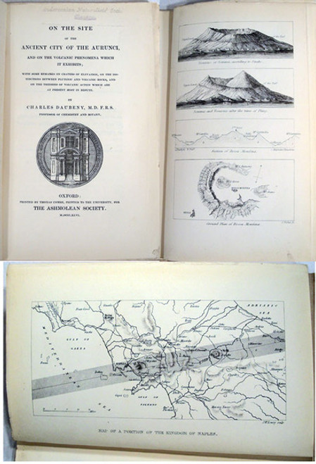 Rare geology book: Daubeny, Charles; On the Site of the ancient City of the Aurunci, and on the volcanic Phenomena which it exhibits...