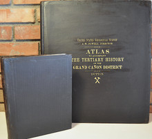 Dutton, Clarence E.; Tertiary History of the Grand Canon District, text and Atlas. USGS Monograph 2, Washington, 1882. Herbert Hoover Junior’s Library.