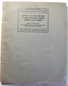 Loughlin, G. F. and Koschmann, A. H.; Geology and Ore Deposits of the Magdalena Mining District, New Mexico. USGS Prof. Paper 200, Washington, GPO, 1942.