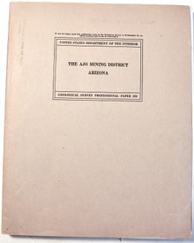 Gilluly, J.; The Ajo Mining District, Arizona. USGS Prof. Paper 209, Washington, GPO,1946.