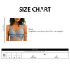 Women Sexy Crop Top V-neck Sports Bra Female Tube Tops Gym Sleeveless Camis Seamless Lingerie Tee Bra Bandeau Crop Top Tank