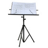 Foldable Music Sheet Tripod Stand Stainless Steel Desktop Music Stand Adjustable Holder with Bag Musical Instrument Accessories