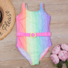 7-14 Years Pineapple Decoration Kids Girls One Piece Swimsuit Girls Swimwear Children Swimsuit Cute Baby Bathing Suit