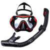 Scuba Diving Masks Snorkeling Set Adult Silicone Skirt Anti-Fog Goggles Glasses Swimming Pool Equipment