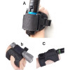 Underwater Scuba Diving Dive LED Torch Flashlight Holder Soft Black Neoprene Hand Arm Mount Wrist Strap Glove drop ship