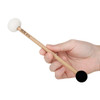 Percussion Instrument Accessories Drumstick Dual-Purpose Singing Bowl Mallet Felt+Rubber Drumstick Double Head Drum Hammer