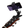 Guitar Head Clip Mobile Phone Holder Stand Guitar Street Singing Lyrics Sheet Music Stand Support Desktop Musical Holder Black