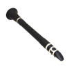 Keyless Black Clarinet Bb B Flat Clarinet Woodwind Instrument with Cloth Reed Bag for Beginners Practice