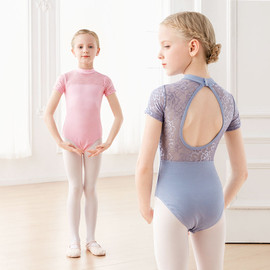 Long Sleeve Girl Leotard Ballet Bodywear Stretch Spandex Child