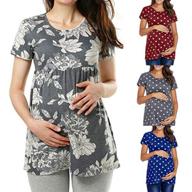 Cute Maternity Dress Loose Casual Dress Women Maternity Clothes