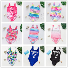 Girls swimsuit One Piece Girls Swimwear 1~11Y Children Swimsuit Kids Beach Wear