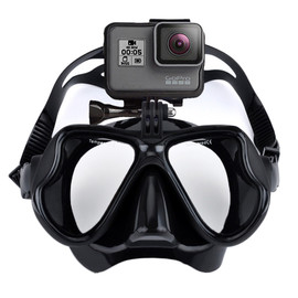 Underwater Mask Camera Diving Mask Swimming Goggles Snorkel Scuba Diving Camera Holder For GoPro