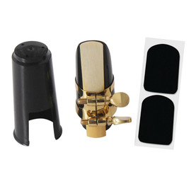 5pcs Soprano Saxophone Suit with Flute Head Hat Clip Whistle Piece Two Tooth Pads Woodwind Instrument Accessories