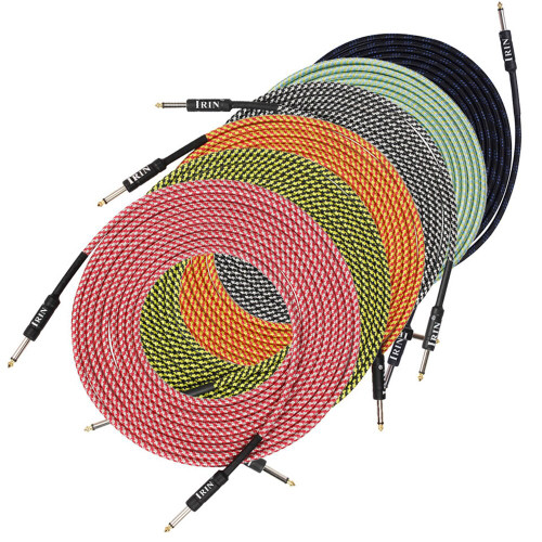 6M/10M Audio Cable 6.5mm Plug No Noise Audio Wire Cord Musical Instrument Accessories Parts for Electric Guitar Bass