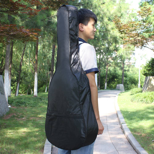 Portable 38/41 Inch Classical Acoustic Guitar Carry Bag Soft Case with Shoulder Strap Black Backpack Guitar Parts & Accessories