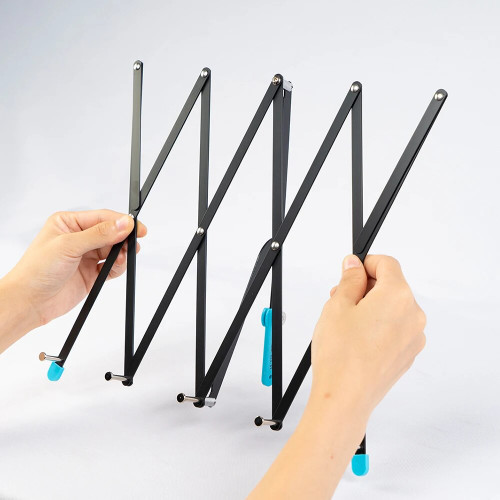 Portable Reading Book Stand Telescopic Music Stand Desktop Stand for Instrumental Performance