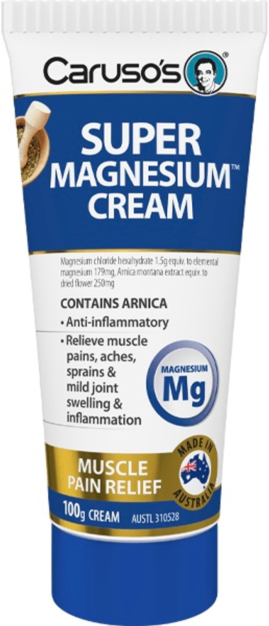 Caruso s Natural Health Super Magnesium Cream 100g Free Shipping