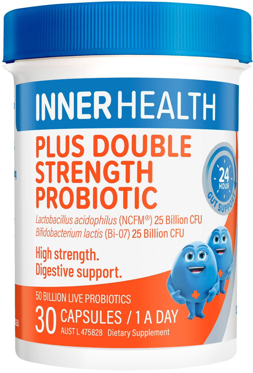 Inner Health Plus Double Strength Probiotic 30 Caps - Free Shipping