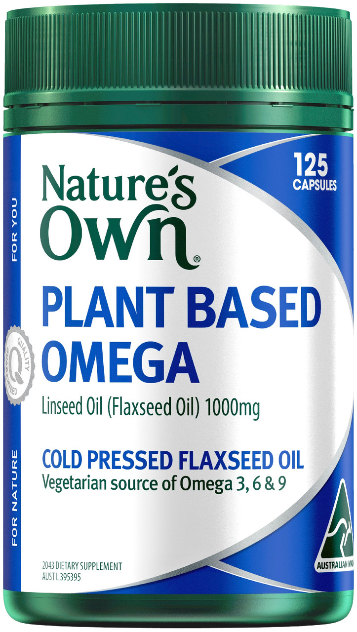 Nature's Own Plant Based Omega 125 Caps - Free Shipping