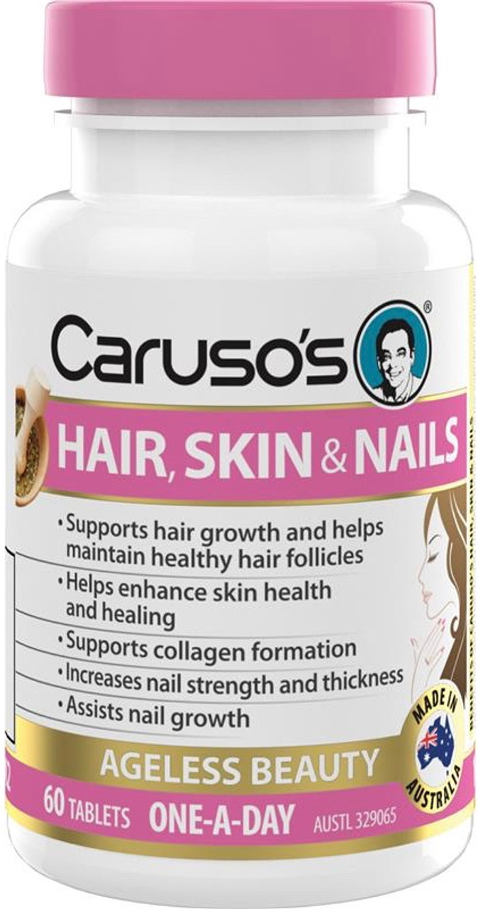 Caruso s Natural Health Hair Skin Nails 60 Tabs Free Shipping