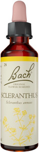 Bach Original Flower Remedies Scleranthus 20ml Bach Original Flower Remedies Scleranthus 20ml