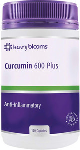 Henry Blooms Curcumin 600mg Plus 120 Caps Henry Blooms Curcumin 600mg Plus 120 Caps