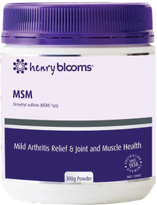 Henry Blooms MSM Powder 300g Henry Blooms MSM Powder 300g