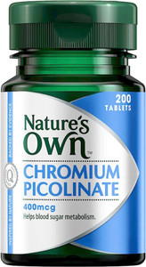 Nature's Own Chromium Picolinate 400mcg 200 Tabs