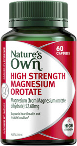 Nature's Own High Strength Magnesium Orotate 60 Caps Nature's Own High Strength Magnesium Orotate 60 Caps