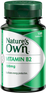 Nature's Own Vitamin B2 100mg 100 Tabs