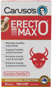 Caruso’s Natural Health ErectoMax 30 Tabs Caruso’s Natural Health ErectoMax 30 Tabs