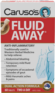 Caruso’s Natural Health Fluid Away 60 Tabs