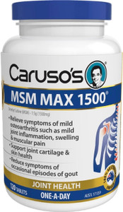 Caruso’s Natural Health MSM Max 1500mg 120 Tabs