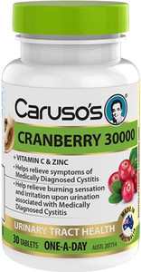 Caruso’s Natural Health Cranberry 30000mg 30 Tabs Caruso’s Natural Health Cranberry 30000mg 30 Tabs