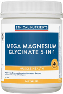Ethical Nutrients Mega Magnesium Glycinate 5-in-1 240 Tabs