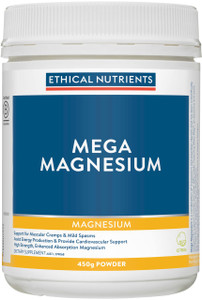 Ethical Nutrients Mega Magnesium Powder Citrus 450g Ethical Nutrients Mega Magnesium Powder Citrus 450g