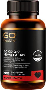 GO Healthy CoQ10 160mg High Strength 100 Caps