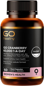 GO Healthy Cranberry 60000mg 60 Caps
