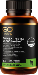 GO Healthy Milk Thistle 50000mg 60 Caps