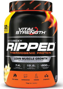 VitalStrength Hydroxy Ripped Thermogenic Protein 1kg Vanilla Ice Cream VitalStrength Hydroxy Ripped Thermogenic Protein 1kg Vanilla Ice Cream