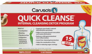 Caruso’s Natural Health Quick Cleanse 15 Day Internal Cleansing Detox Program Caruso’s Natural Health Quick Cleanse 15 Day Internal Cleansing Detox Program
