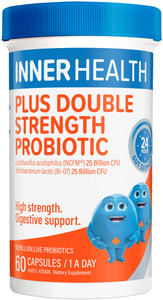Inner Health Plus Double Strength Probiotic 60 Caps Inner Health Plus Double Strength Probiotic 60 Caps