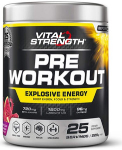 VitalStrength Pre-Workout Watermelon Smash 225g VitalStrength Pre-Workout Watermelon Smash 225g