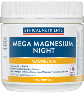 Ethical Nutrients Mega Magnesium Night 126g Ethical Nutrients Mega Magnesium Night 126g